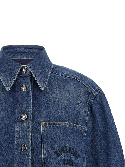Givenchy Denim Shirt Blue