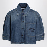Givenchy Short Cocoon Denim Shirt Blue