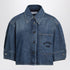 Givenchy Short Cocoon Denim Shirt Blue