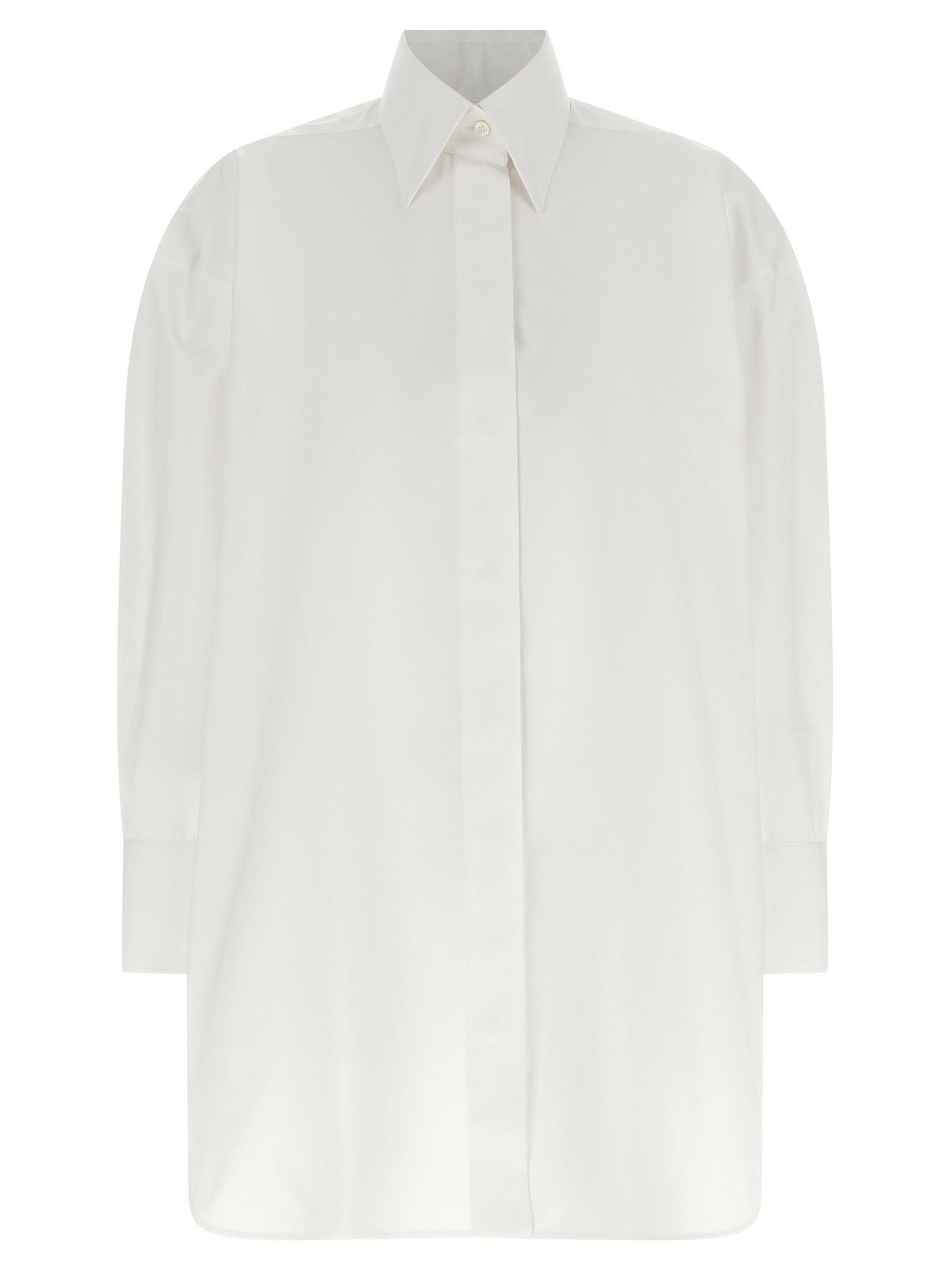 Givenchy Asymmetric Shirt White
