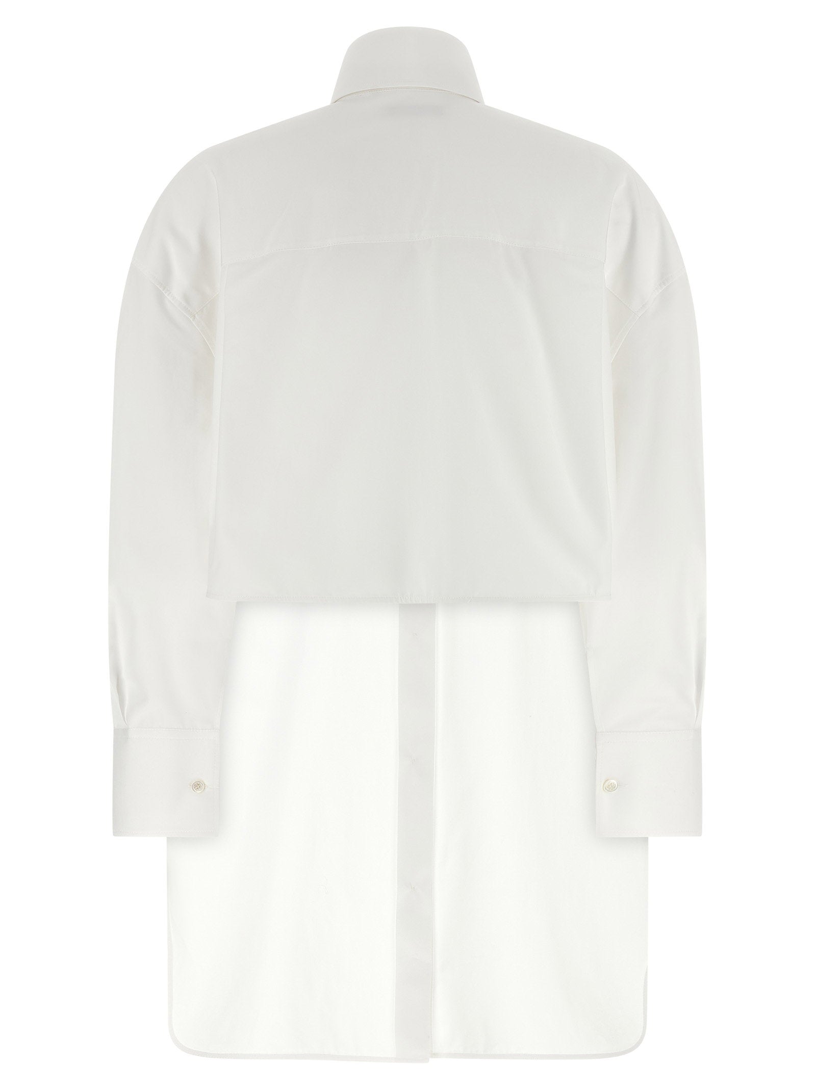Givenchy Asymmetric Shirt White