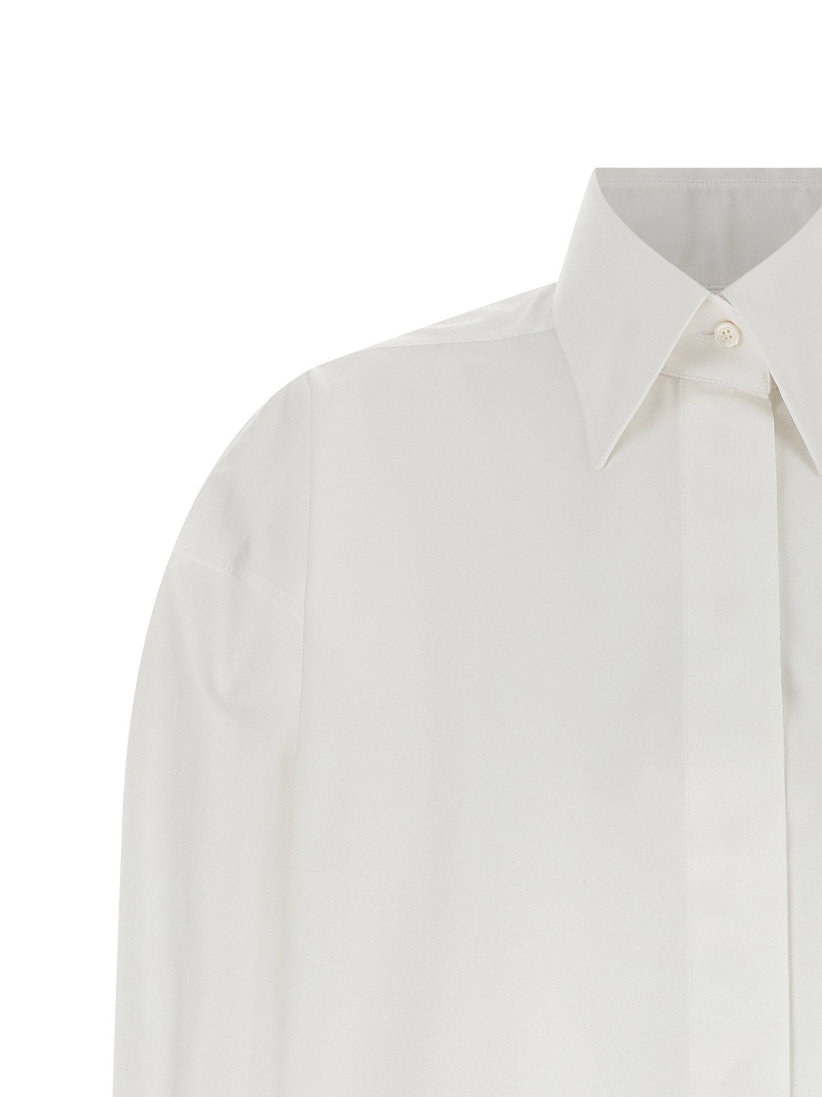 Givenchy Asymmetric Shirt White