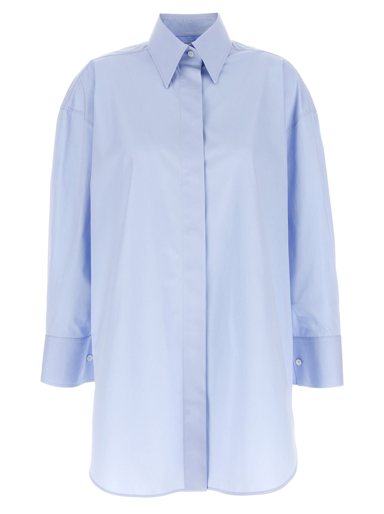 Givenchy Asymmetric Shirt Light blue