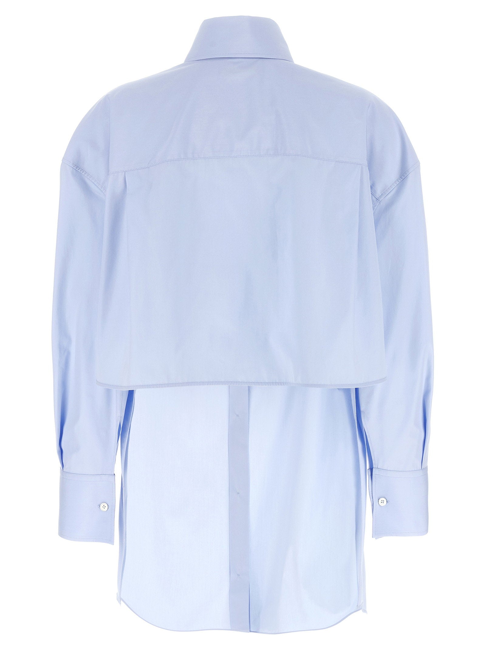 Givenchy Asymmetric Shirt Light blue