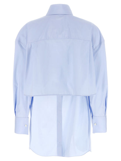 Givenchy Asymmetric Shirt Light blue