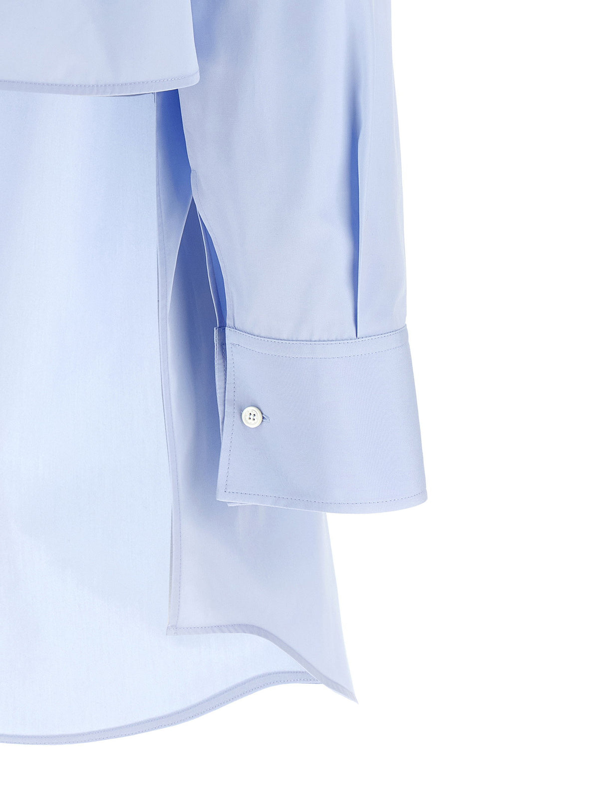 Givenchy Asymmetric Shirt Light blue