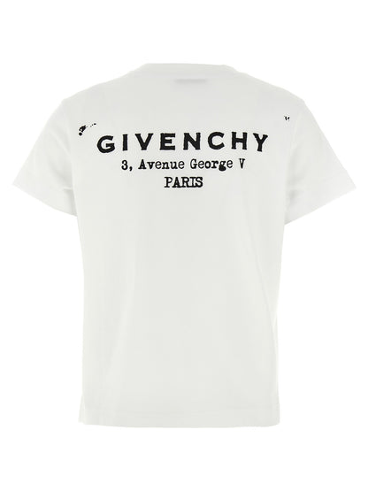 Givenchy Stamp T-shirt White/black