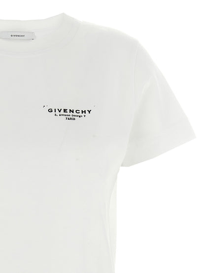 Givenchy Stamp T-shirt White/black