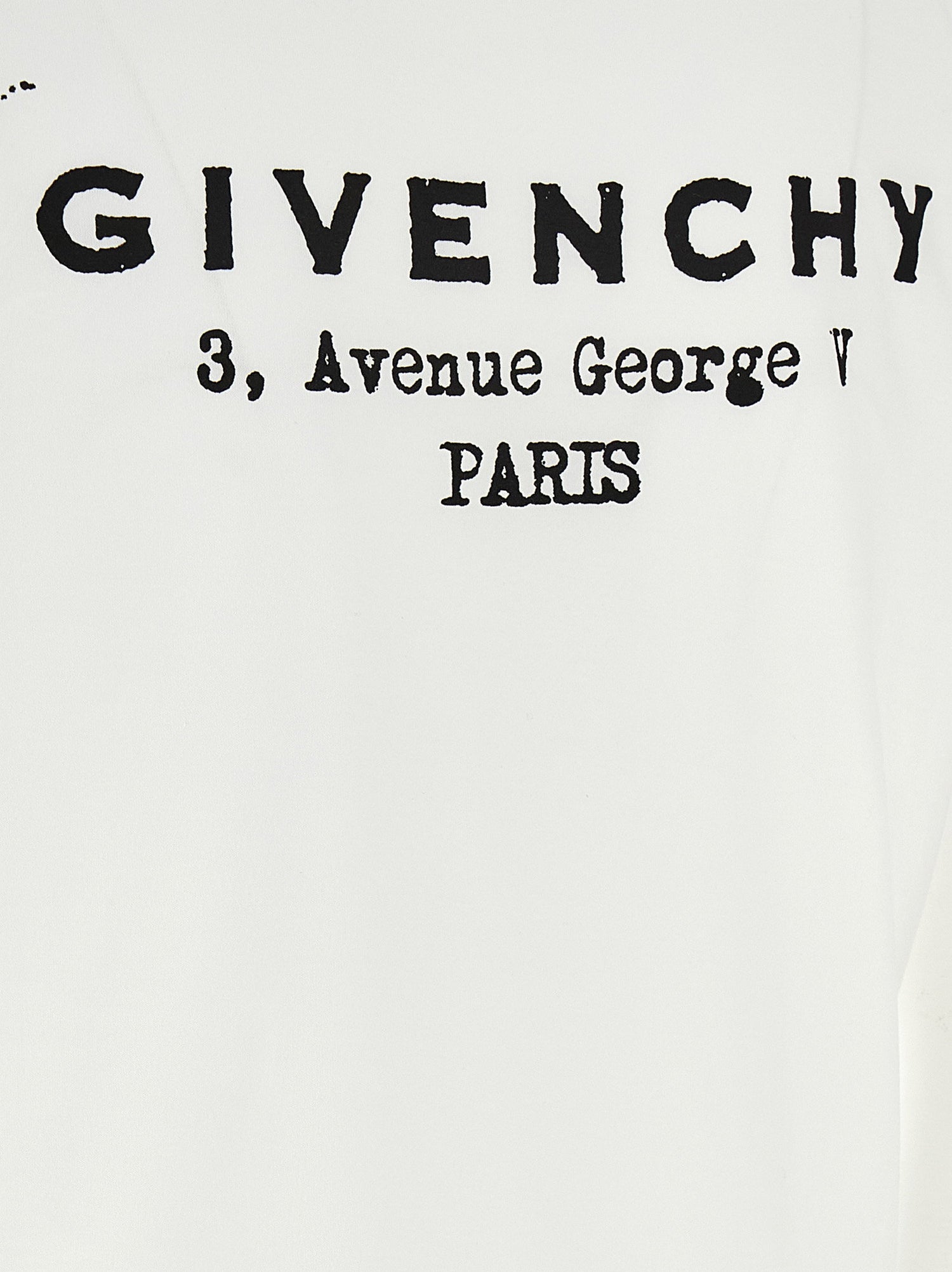 Givenchy Stamp T-shirt White/black