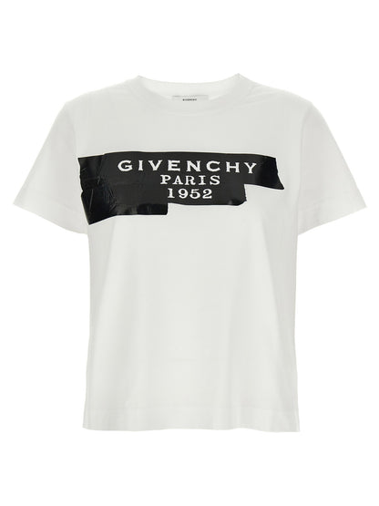 Givenchy Tape T-shirt White/black