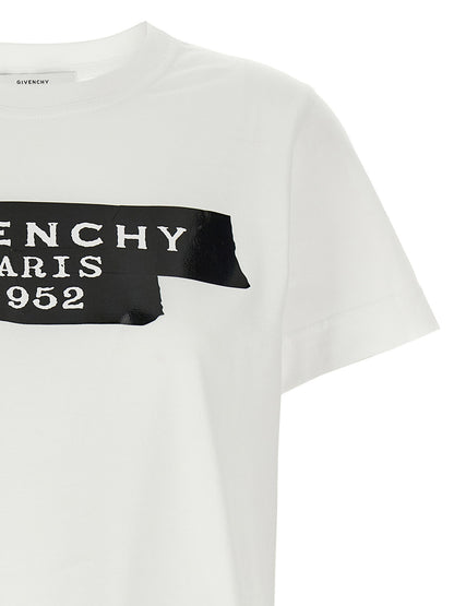 Givenchy Tape T-shirt White/black
