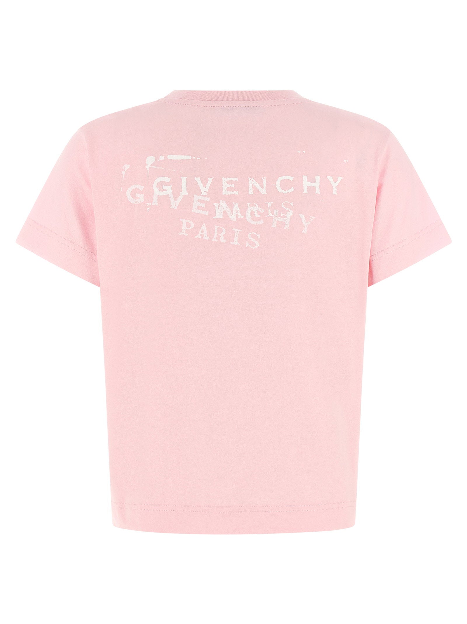 Givenchy T-shirt Logo Stamp Pink
