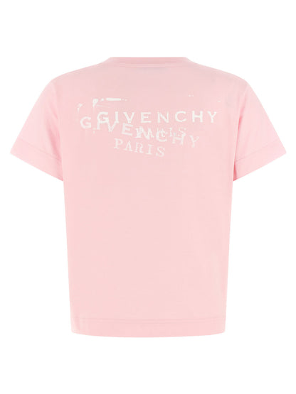 Givenchy T-shirt Logo Stamp Pink