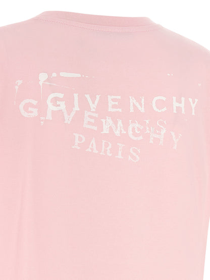 Givenchy T-shirt Logo Stamp Pink