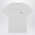 Givenchy White Cotton T-shirt with Contrasting Logo Print White