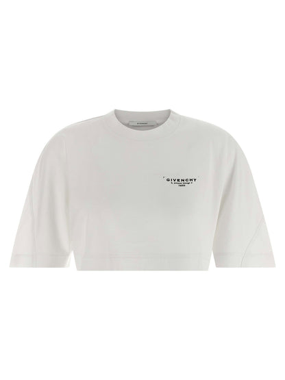 Givenchy Cropped T-shirt White