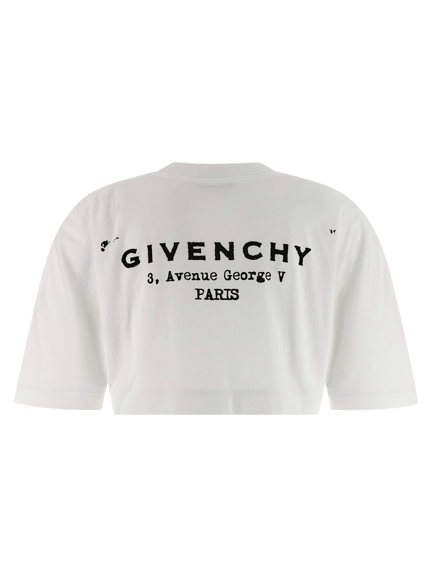 Givenchy Cropped T-shirt White