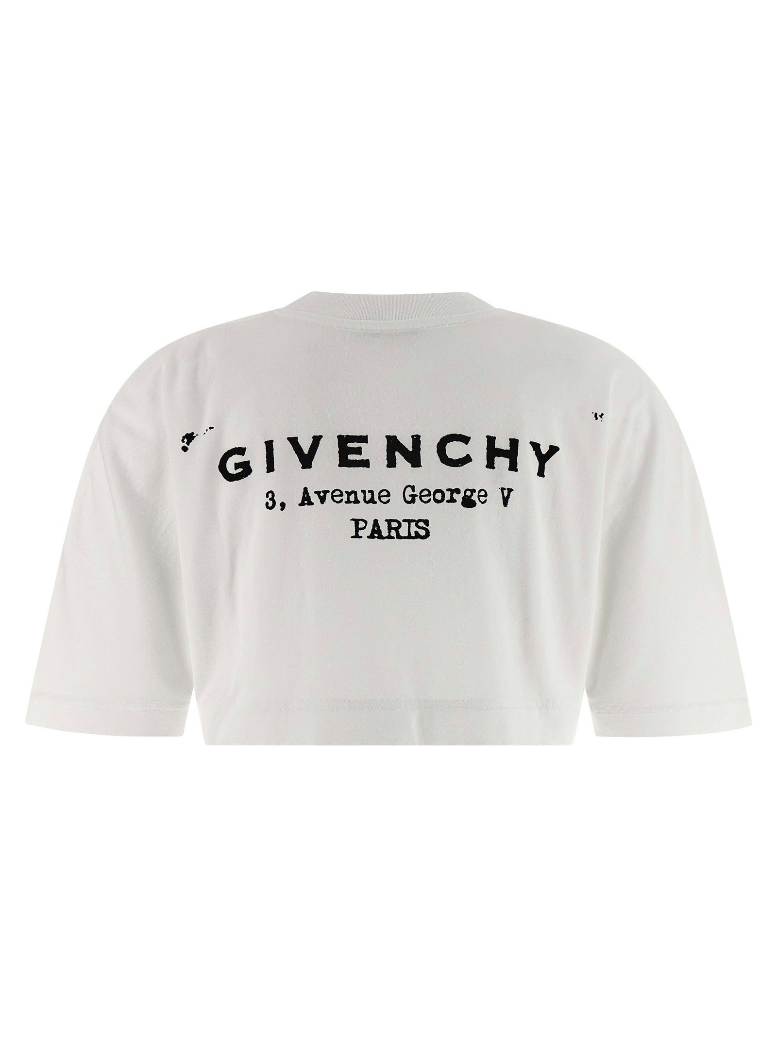 Givenchy Cropped T-shirt White