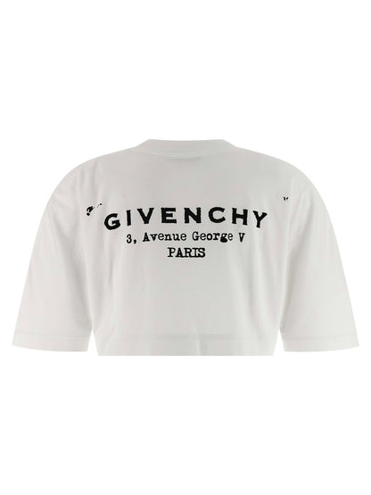 Givenchy Cropped T-shirt White