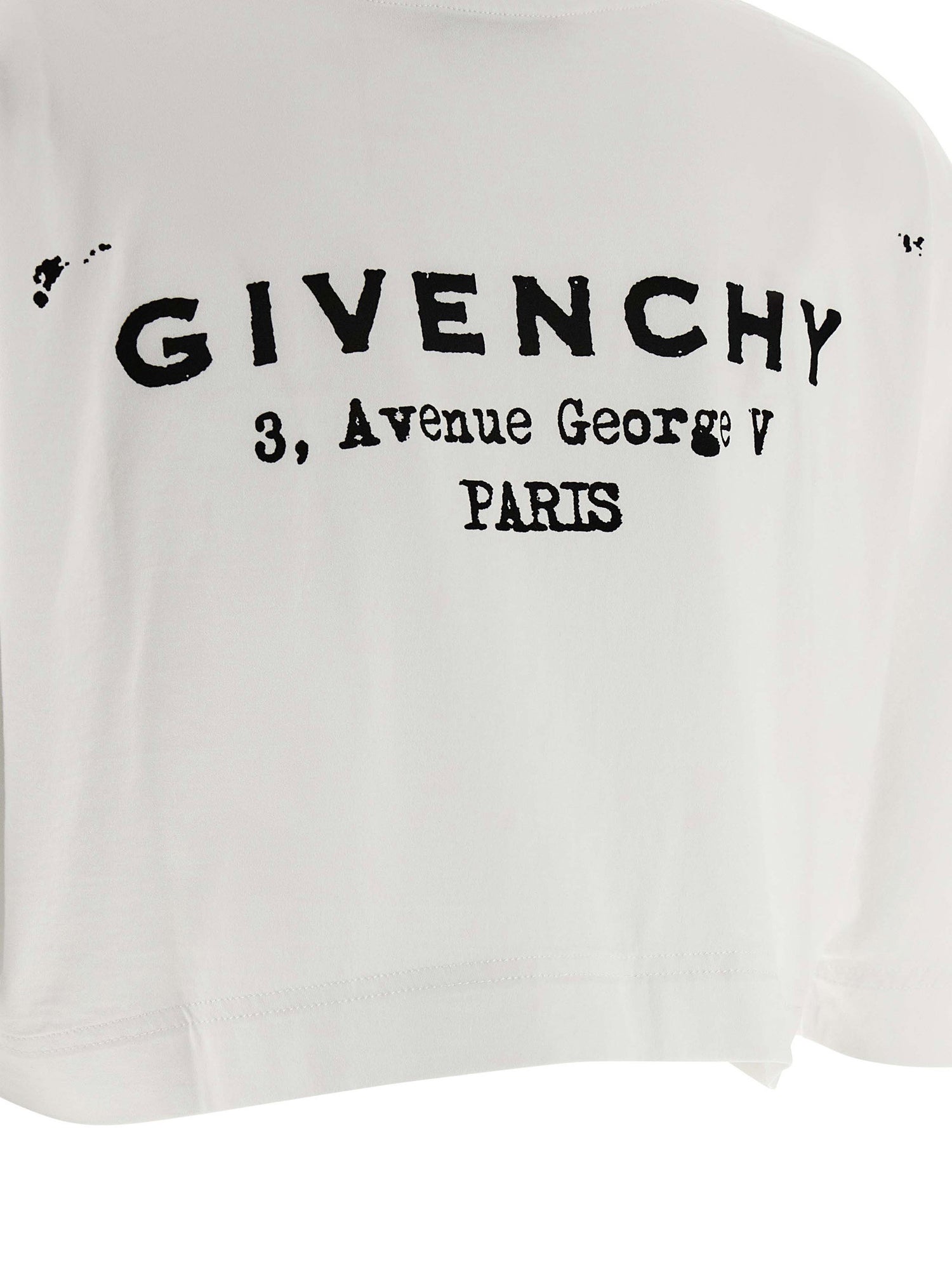 Givenchy Cropped T-shirt White