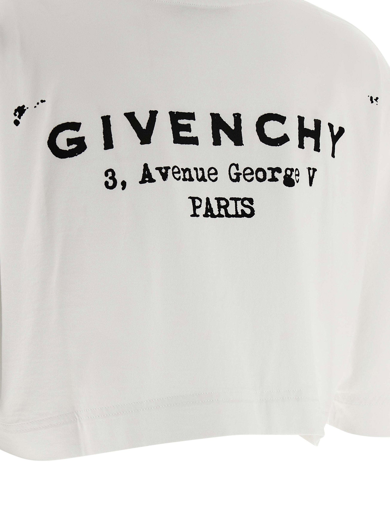 Givenchy Cropped T-shirt White