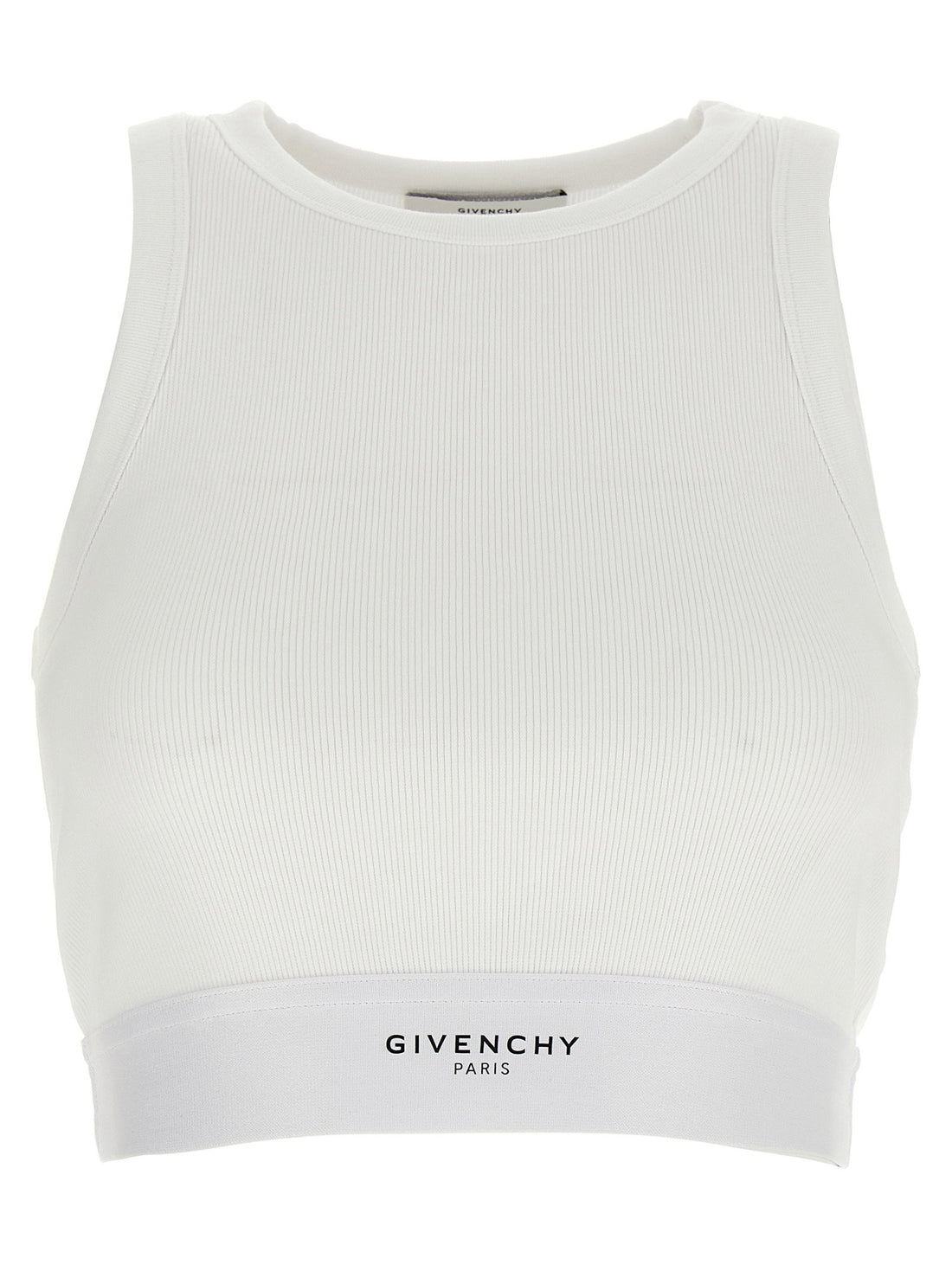 Givenchy Crop Tank Top White