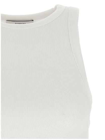 Givenchy Crop Tank Top White