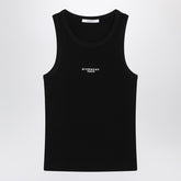 Givenchy Slim Ribbed Logo Tank Black