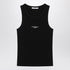 Givenchy Slim Ribbed Logo Tank Black