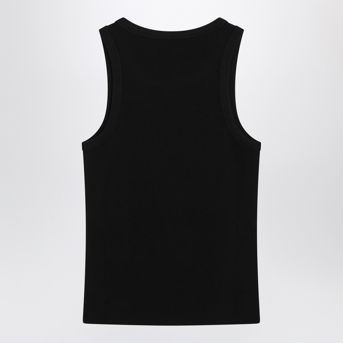 Givenchy Slim Ribbed Logo Tank Black