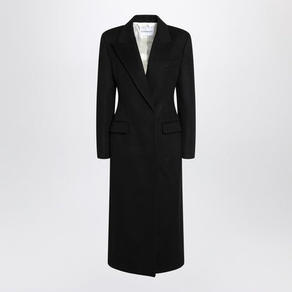 Givenchy Black Wool Coat with Lance Lapel Black