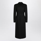 Givenchy Black Wool Coat with Lance Lapel Black