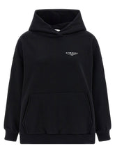Givenchy Logo Print Hoodie White/black
