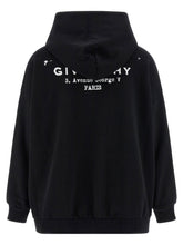 Givenchy Logo Print Hoodie White/black
