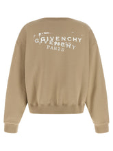 Givenchy Logo Stamp Sweatshirt Beige