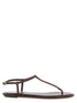 René Caovilla Diana Sandals Brown