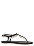 René Caovilla Diana Sandals Black
