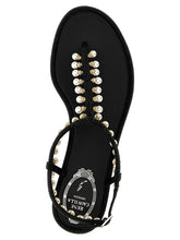 René Caovilla Diana Sandals Black