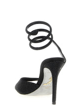 René Caovilla Audrey Sandals Black