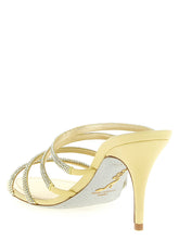 René Caovilla Erin Sandals Gold