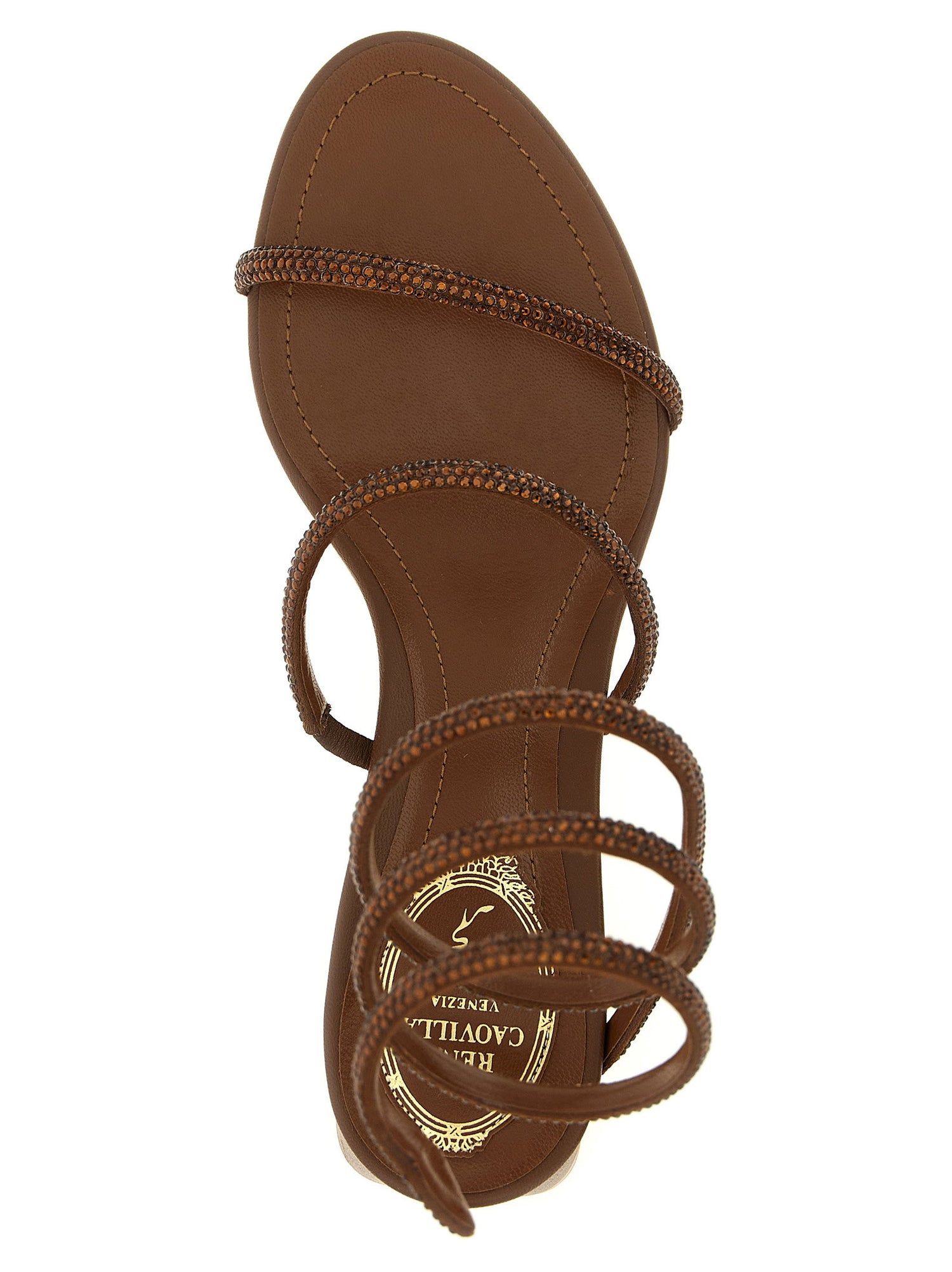 René Caovilla Cleo Sandals Brown