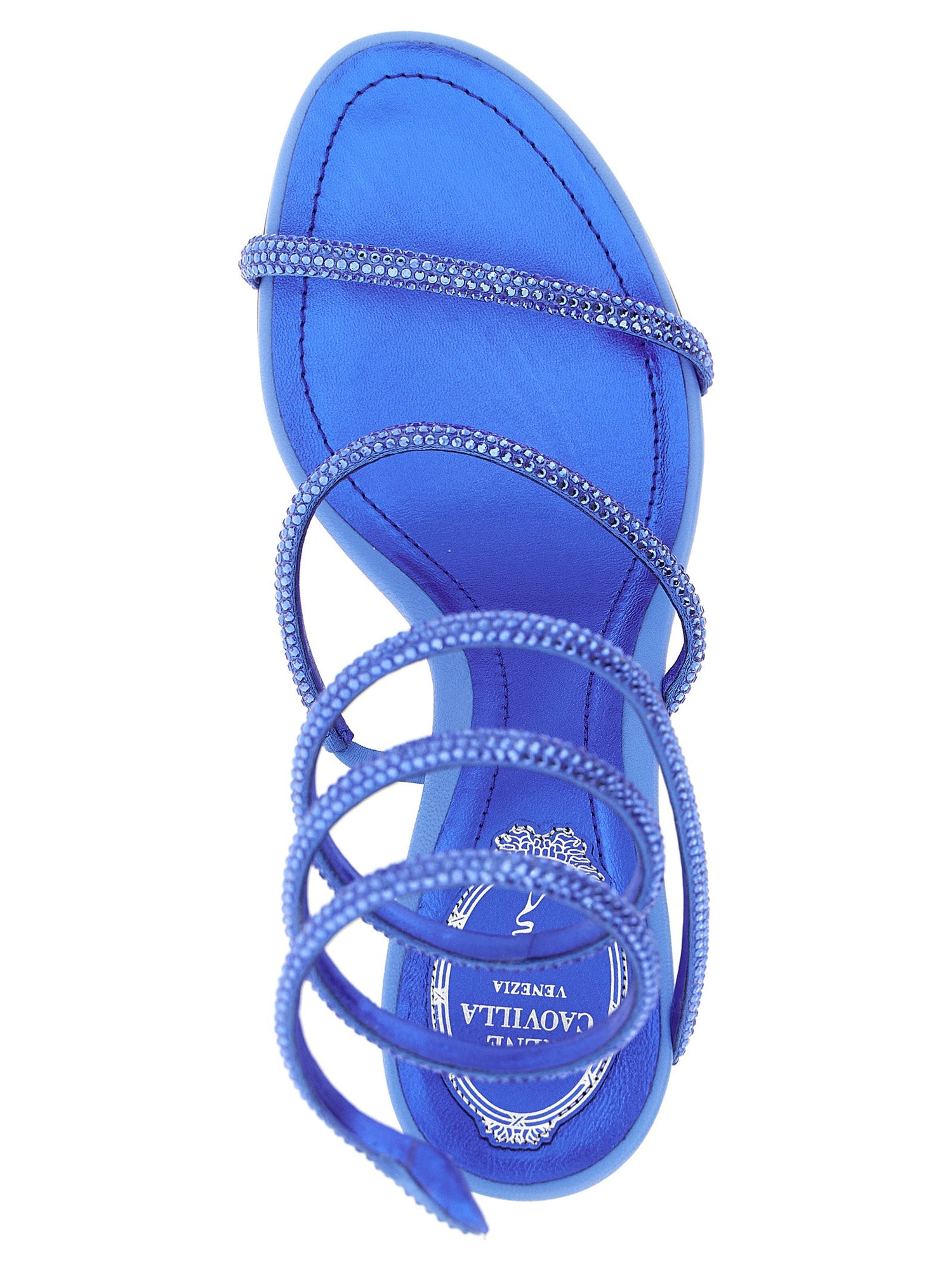 René Caovilla Cleo Sandals Blue