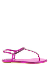 René Caovilla Diana Sandals Fuchsia