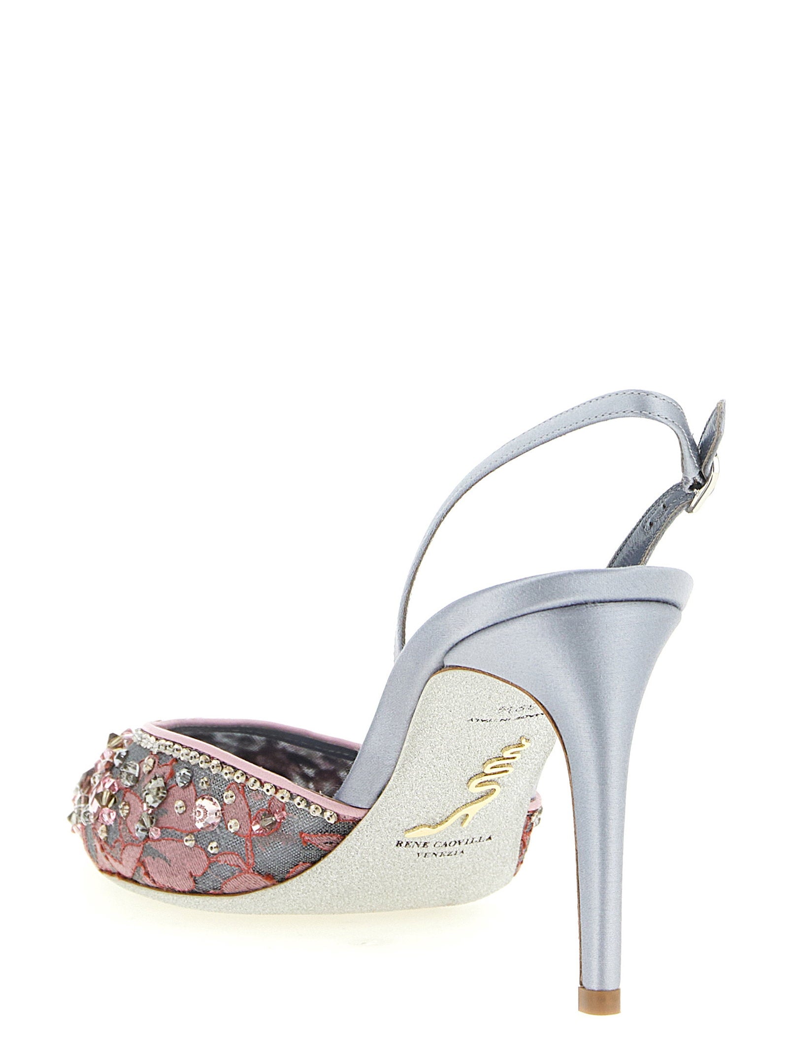 René Caovilla Cinderella Slingback Multicolor