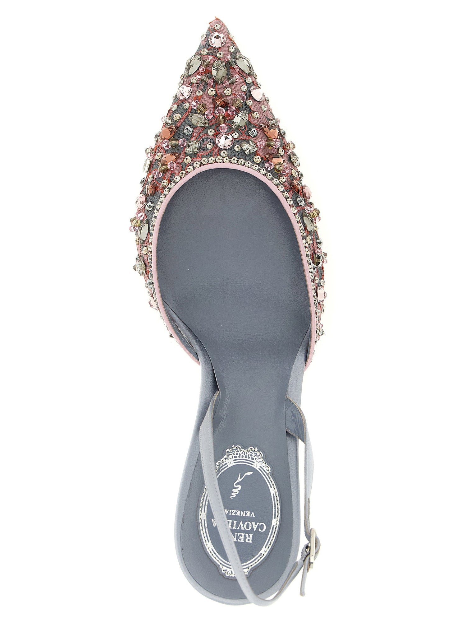 René Caovilla Cinderella Slingback Multicolor
