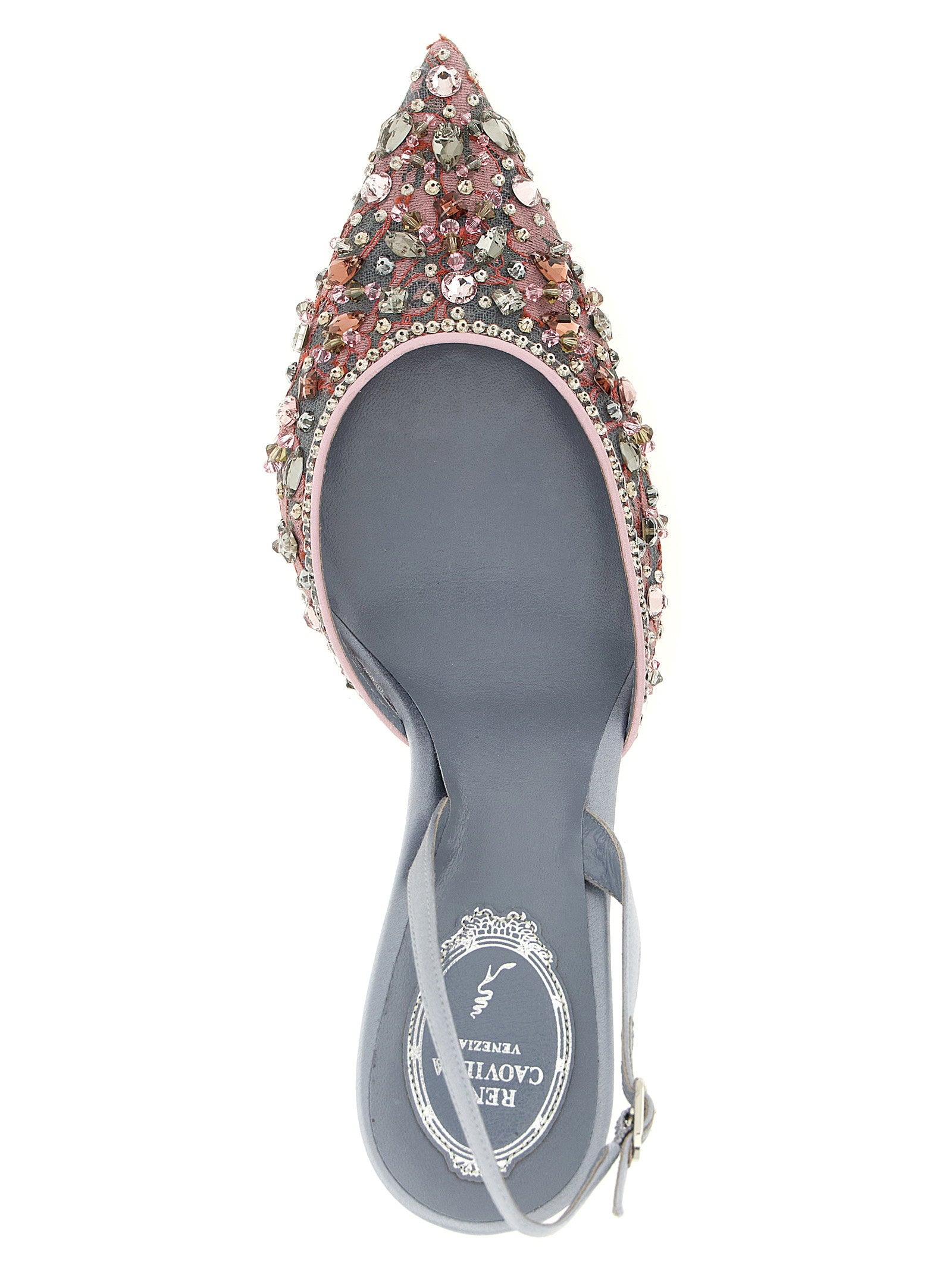 René Caovilla Cinderella Slingback Multicolor
