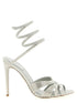 René Caovilla Dania Sandals Silver
