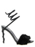 René Caovilla Margot Sandals Black