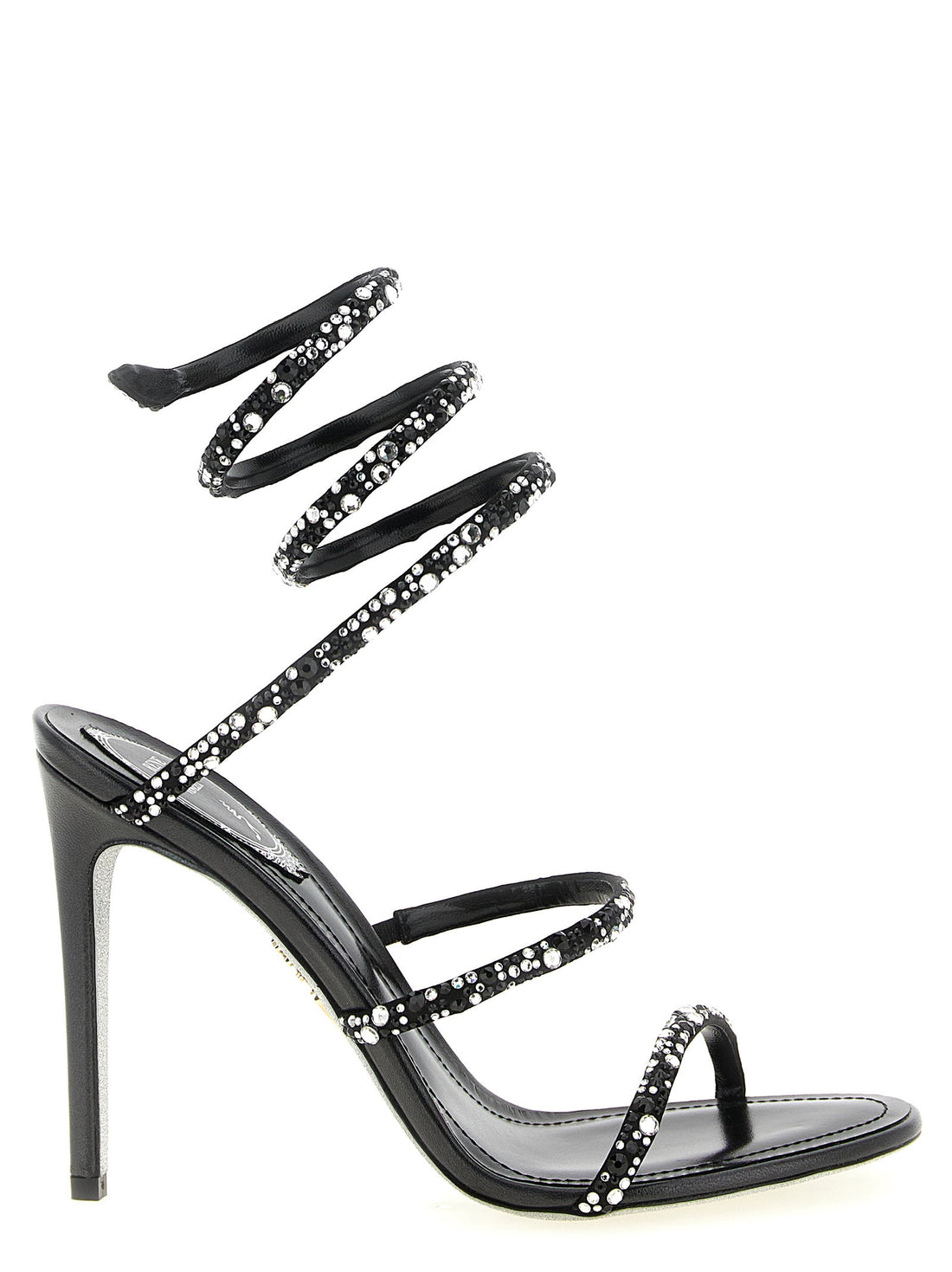 René Caovilla Cleo Sandals White/black