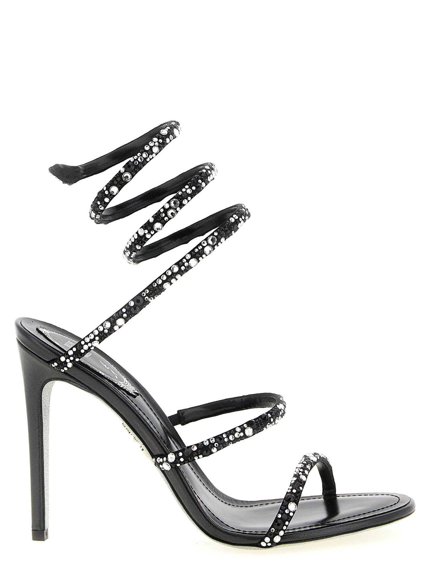 René Caovilla Cleo Sandals White/black